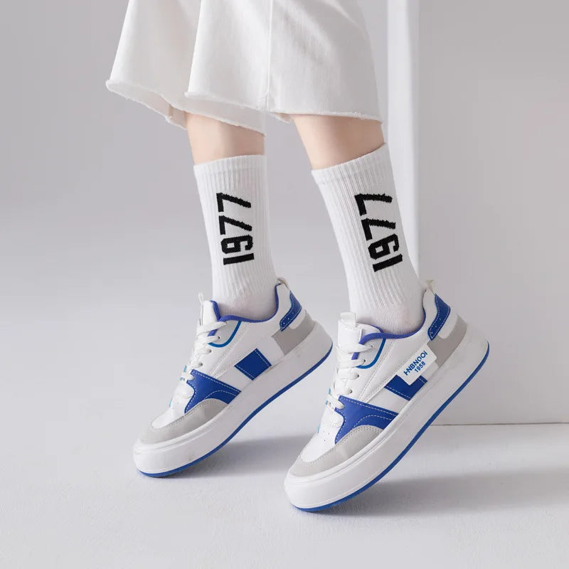 1977 Number Socks 4 Pairs Cotton Skateboard and Streetwear Socks