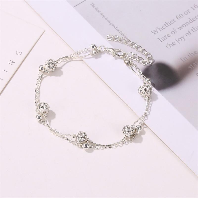 2pcs Anklets for Women Foot Accessory Summer Beach Barefoot Anklet
