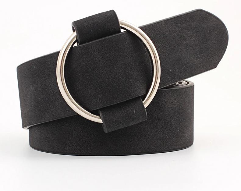 Amara Needle-Free Round Buckle Belt