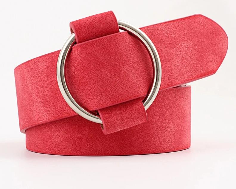 Amara Needle-Free Round Buckle Belt