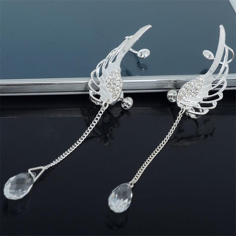Angel Wing Drop Earrings Drop Dangle Ear Stud For Women