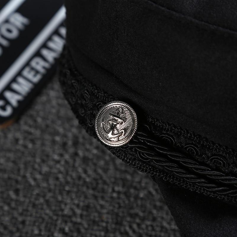 Arimonz Cotton Unisex Black Classic Newsboy Hat
