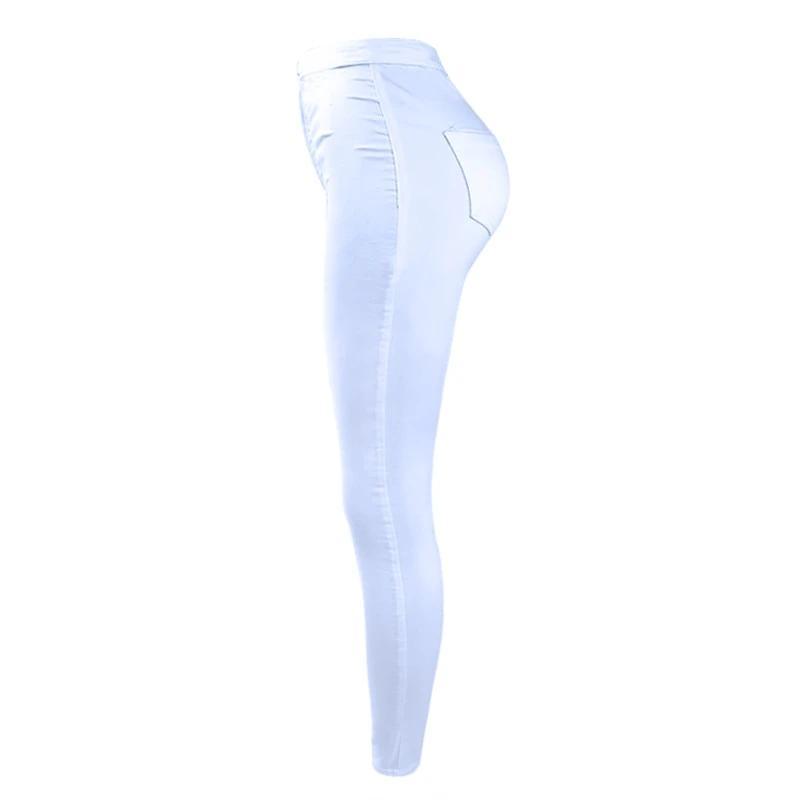 Basic White High Waist Skinny Jean