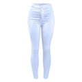 Basic White High Waist Skinny Jean