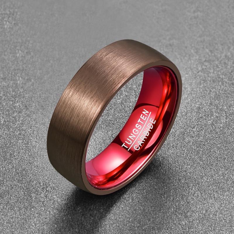 Brown Surface Red Liner Ring