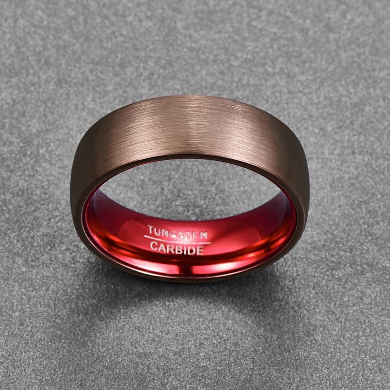 Brown Surface Red Liner Ring