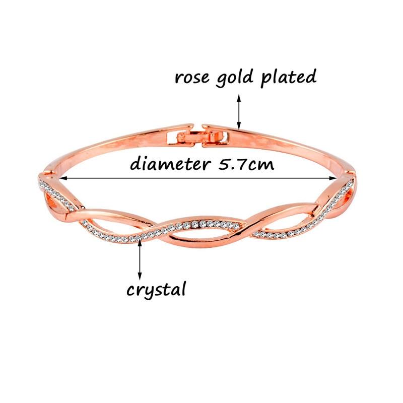 Cross Bangle Charm Bracelet