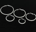 Crystal Earrings Hoops