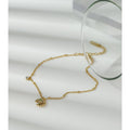 Daisy Charm Chain Anklet for Women Trendy Jewelry