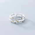 Double Tree Branch Ring