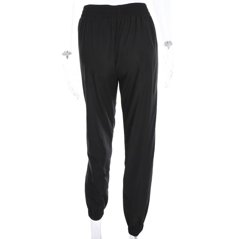 High Waist Patchwork Cargo Pants