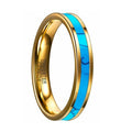 Inlay Blue Natural Stone Ring