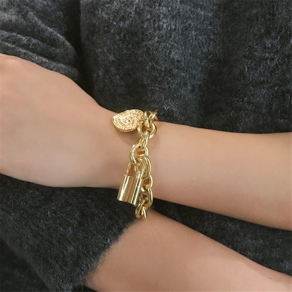 Lover's Heart Lock Bracelets