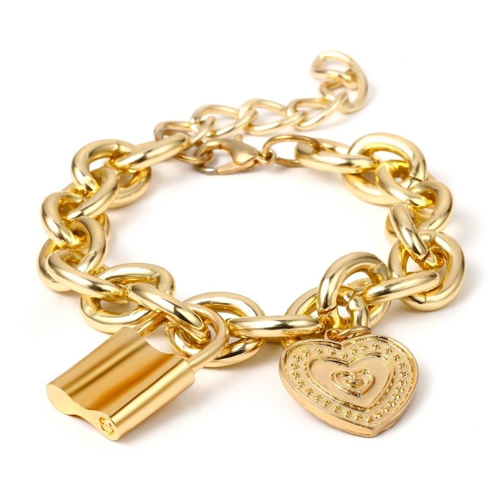 Lover's Heart Lock Bracelets