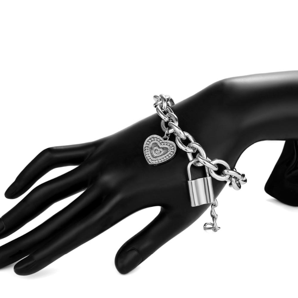 Lover's Heart Lock Bracelets