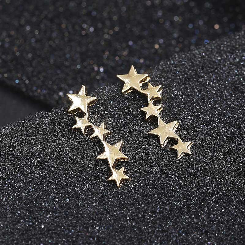 Moon Star Celestial Earrings