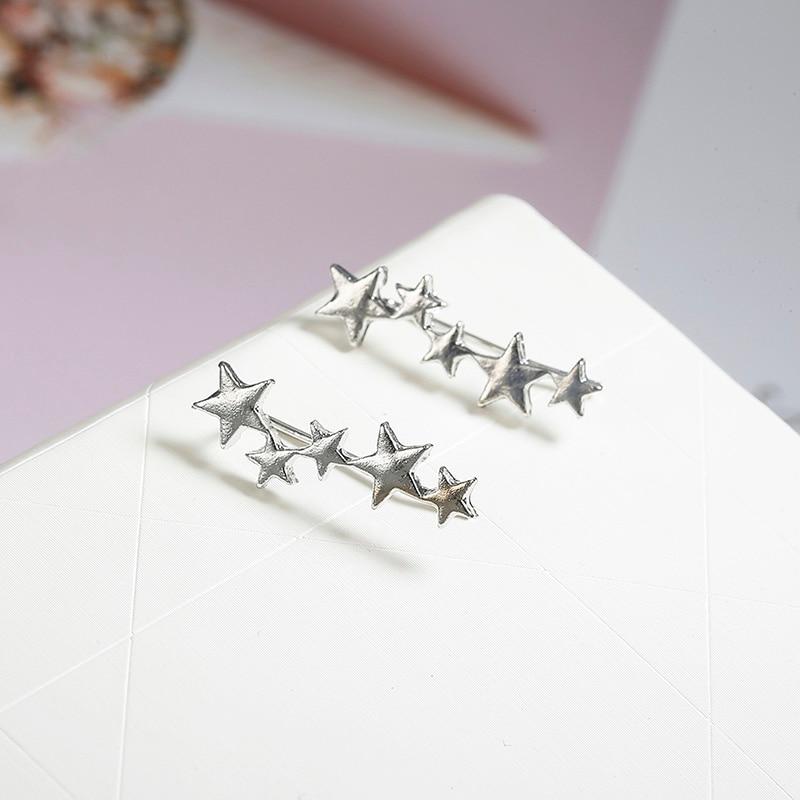 Moon Star Celestial Earrings