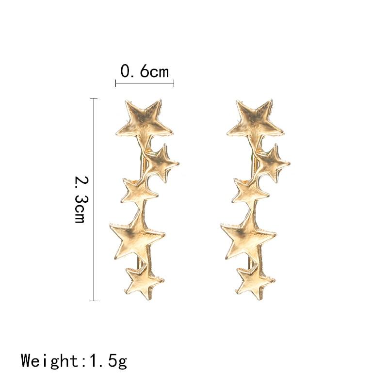 Moon Star Celestial Earrings