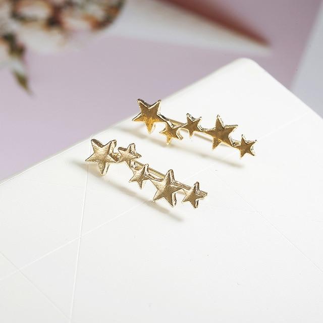 Moon Star Celestial Earrings