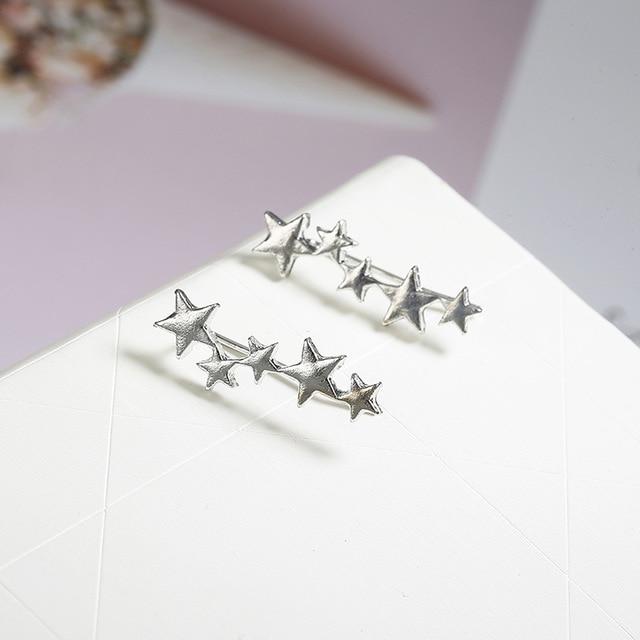Moon Star Celestial Earrings
