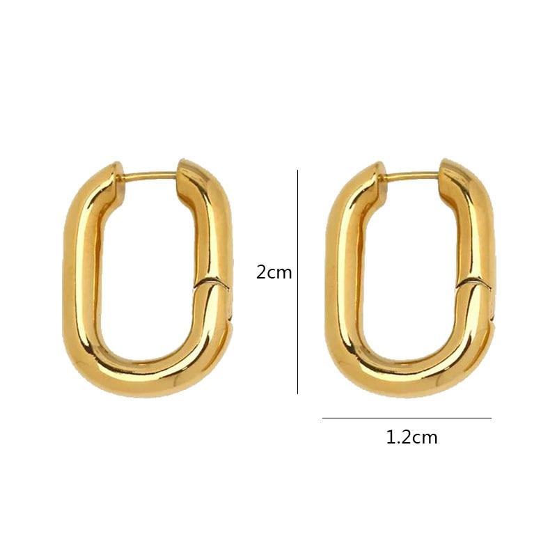 O Shaped Vintage Earrings