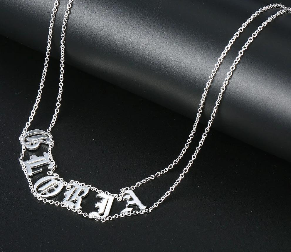 Old English Necklace Choker