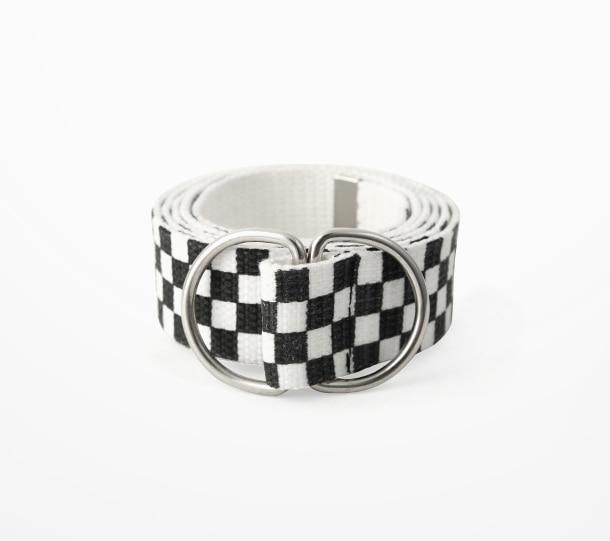 Plaid Checkered Belt
