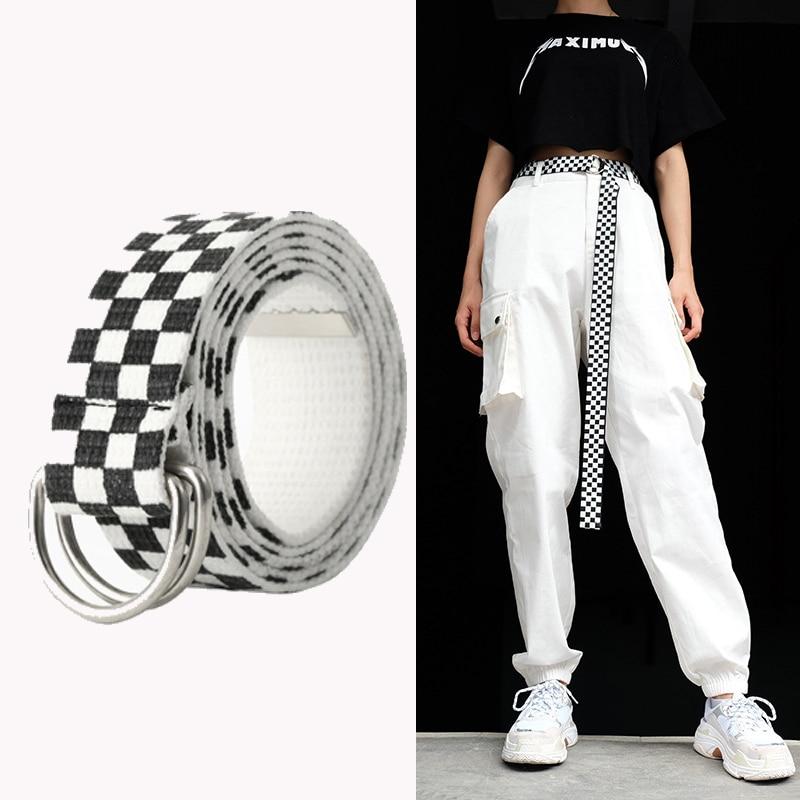 Plaid Checkered Belt
