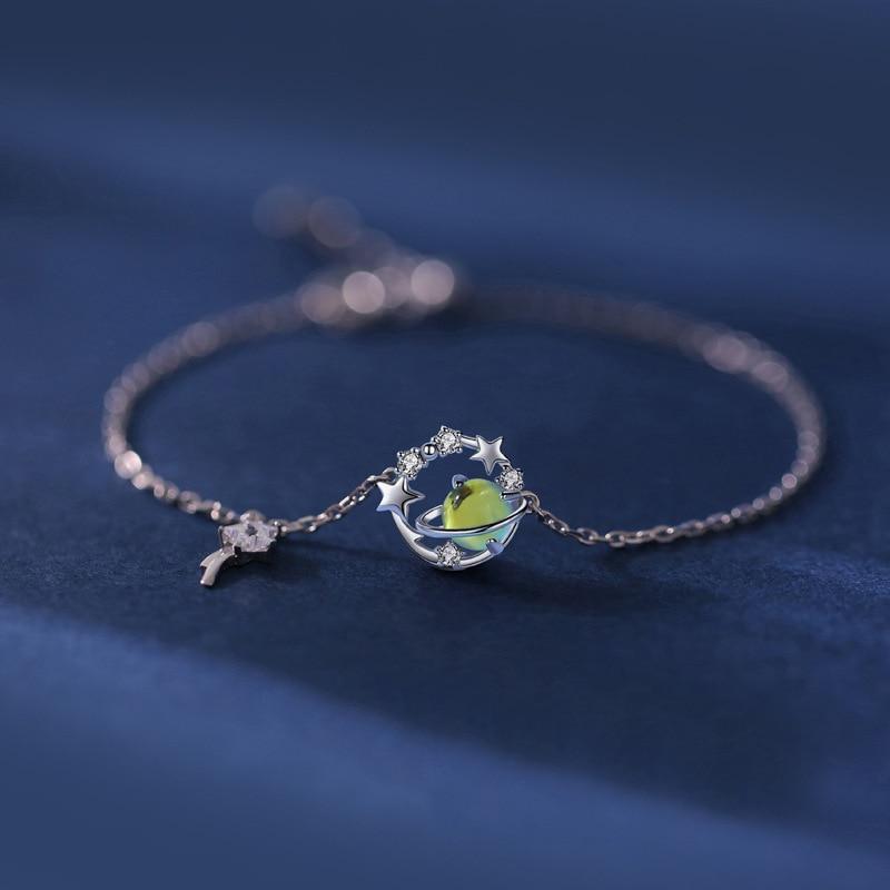 Planet Star Charm Bracelet