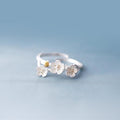Plum Blossom Flower Ring Personality Fashion Trendy Women Ring