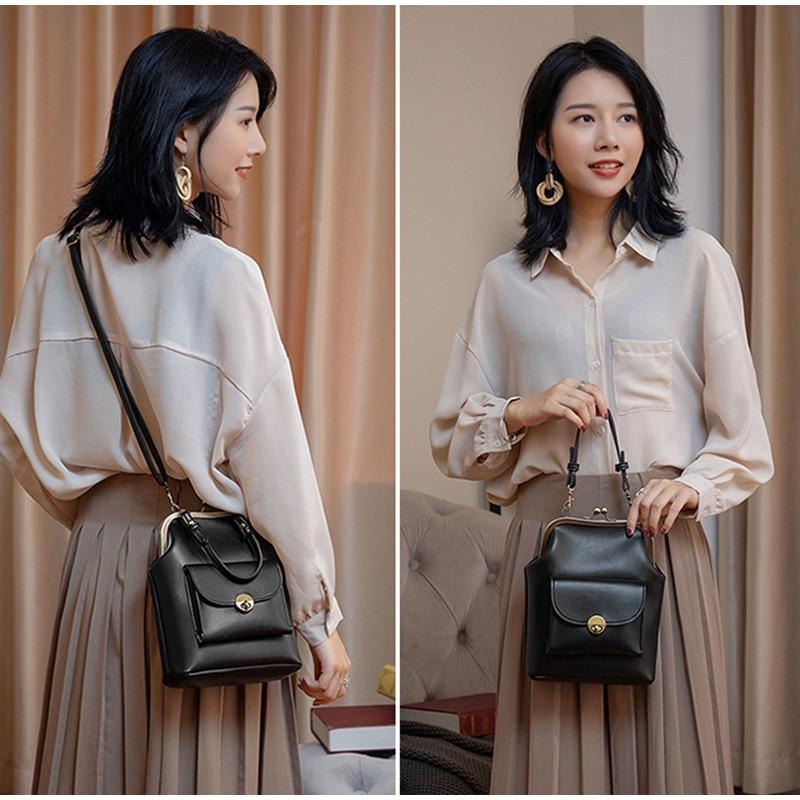 Retro Clip Hasp Shoulder Bag