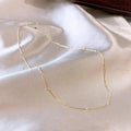 Round Bead Snake Chain Necklace