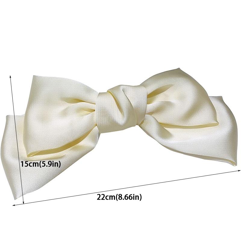 Silk Big Bow Hairpin Hair Clip Hair Accessories For Women In Many Colors