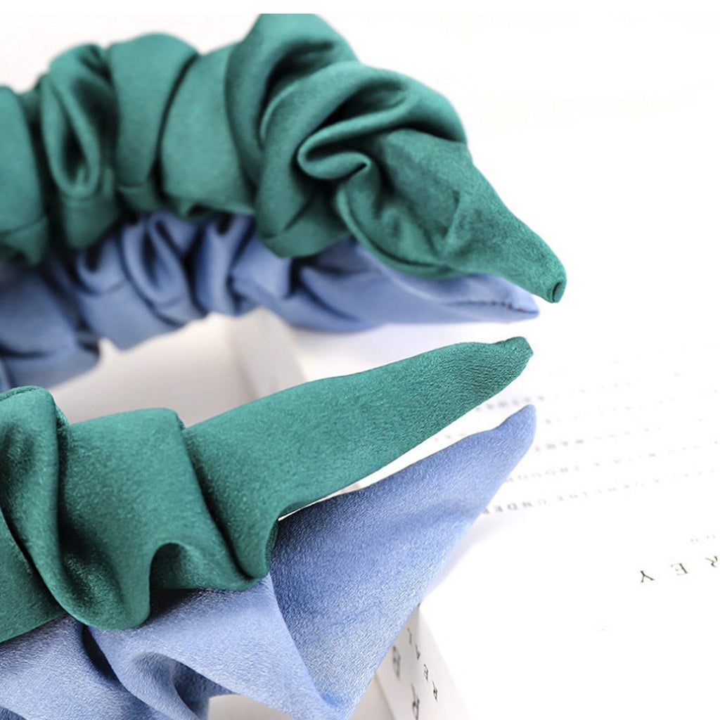 Solid Color Pleated Headband