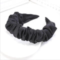 Solid Color Pleated Headband