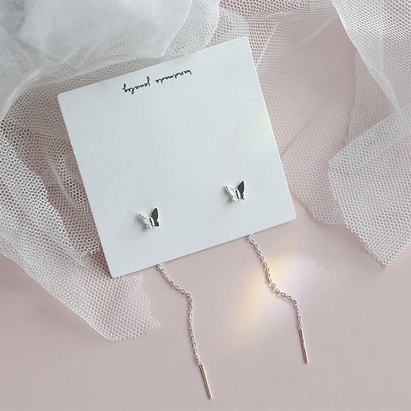 Tassel Butterfly Drop Earrings