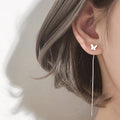 Tassel Butterfly Drop Earrings