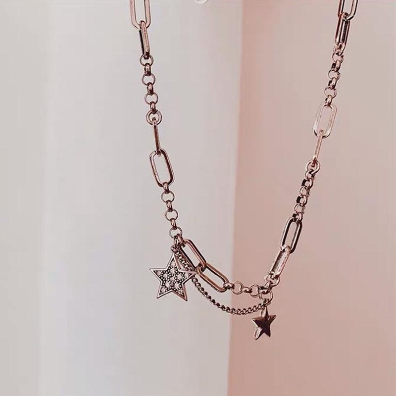 Vintage Trendy Stars Necklace